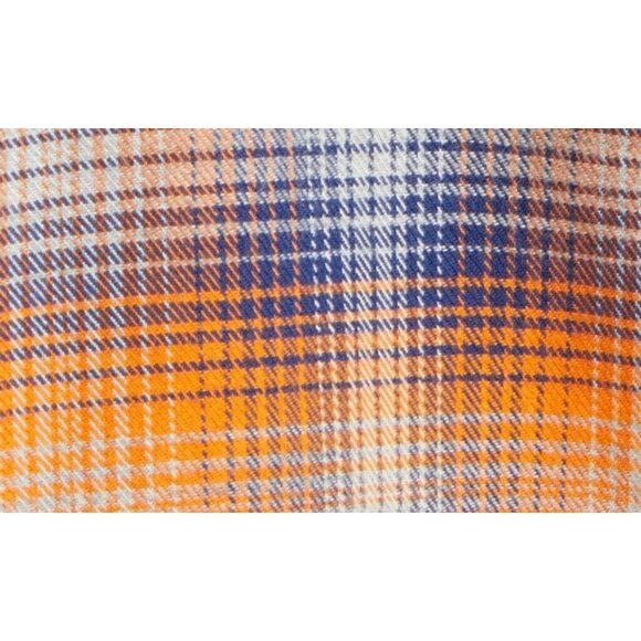 Tommy Bahama Men's Size Small Canyon Beach Shadow Check Flannel Pumpkin Spice - Picture 5 of 5
